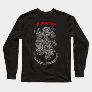 Thailand Hanuman Spiritual T-Shirt Long Sleeve T-Shirt